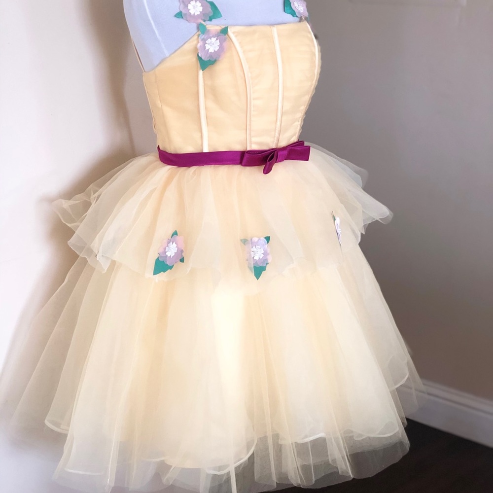 Yellow Tulle dress